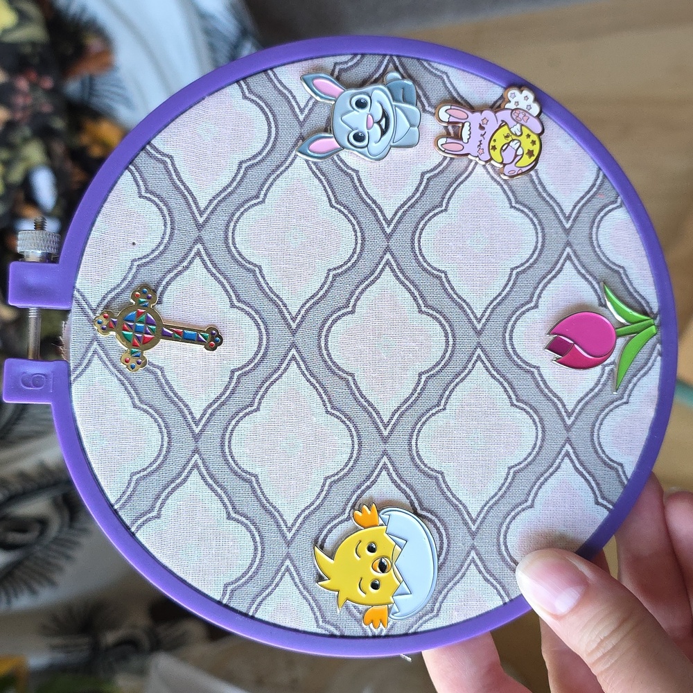 Handmade Enamel Pin / Earring Hoop - Picture 2 of 3
